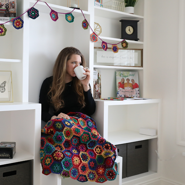 Farmhouse Hexagon Blanket