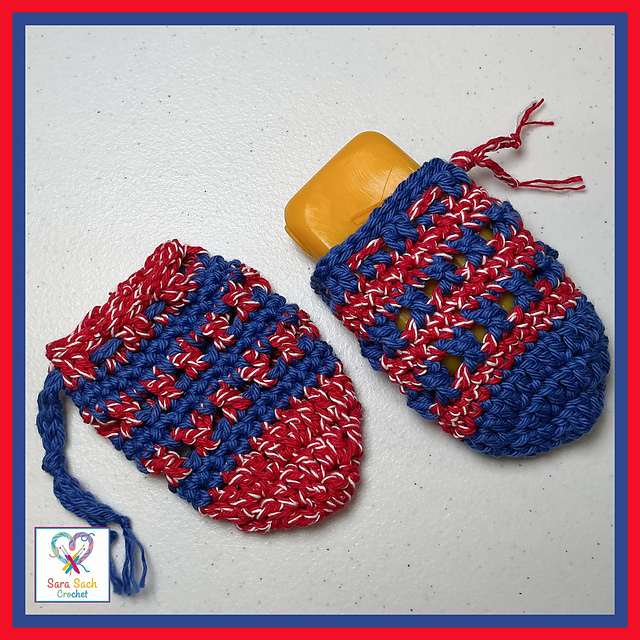Patriotic Soap Bag