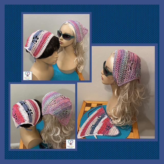Filet Flower Headscarf Bandana