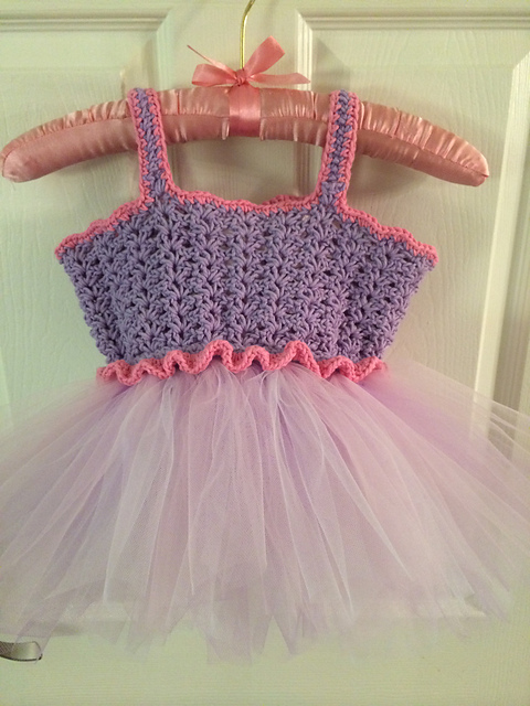 crochet bodice pattern for tutu dress Add Tulle to Crochet Bodice Top | How to Make a Tutu | Crochet Tutu Dress Tutorial