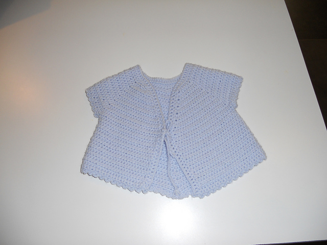 baby crochet coat
