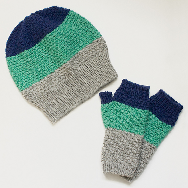 Paintbox Hat & Mitts