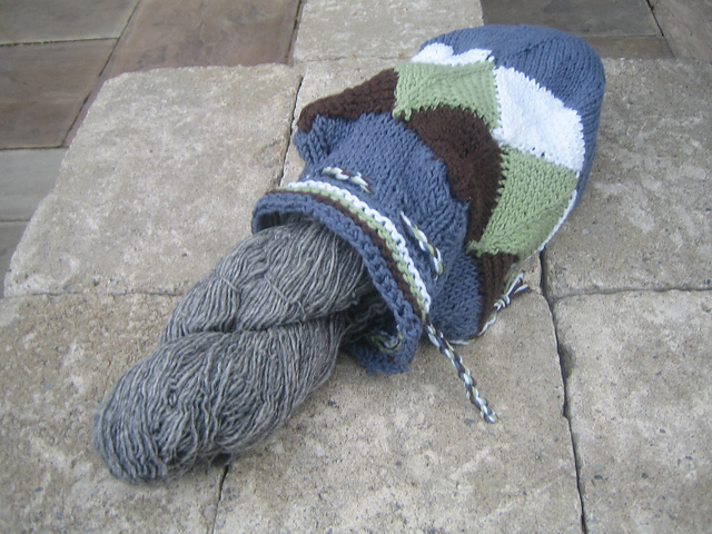 Mitered Drawstring Project Bag