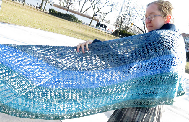 Colours of Spring Shawl