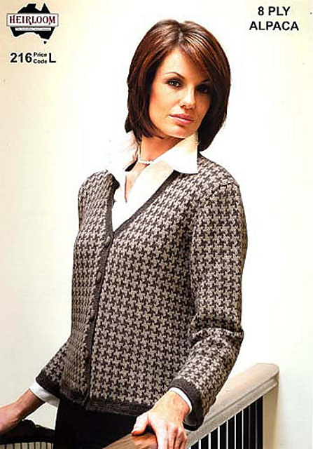 Heirloom P216 Houndstooth Alpaca Jacket