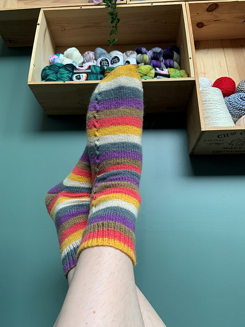 Vanilla Custard Socks