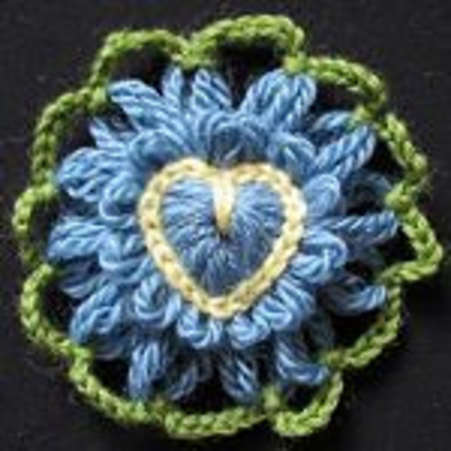 Crochet Centres on a Flower Loom