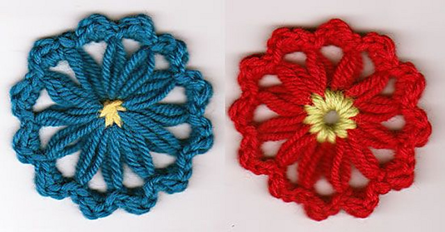 Flower Looms: Shell Stitch Flower