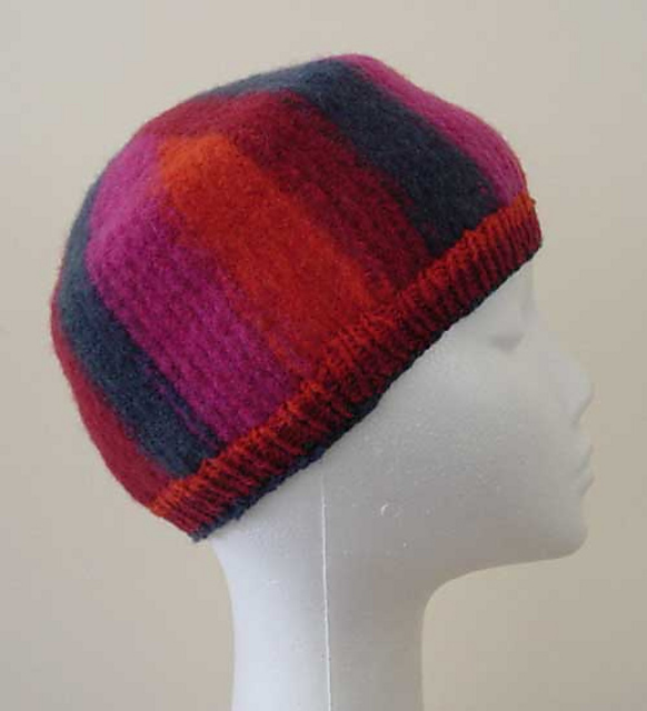 Knit & Felt Slice of Pi Pillbox Hat