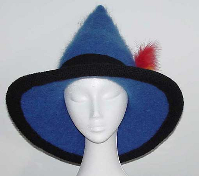 Knit & Felt Witch Hat