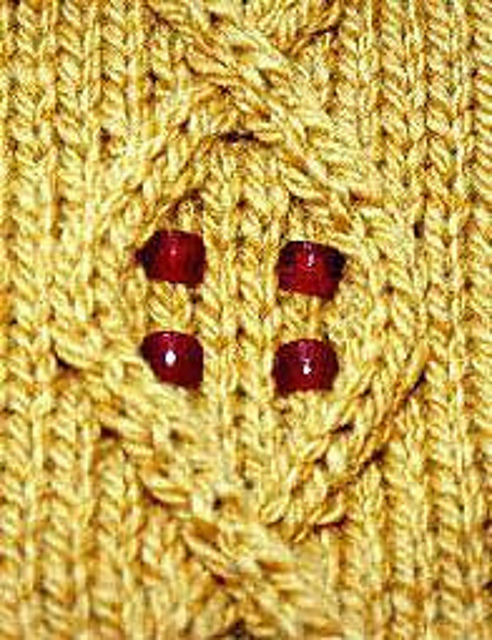 Chunky Beaded Cable