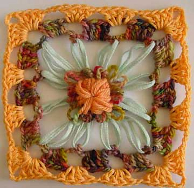 Flower Looms Granny Square Edging and Join