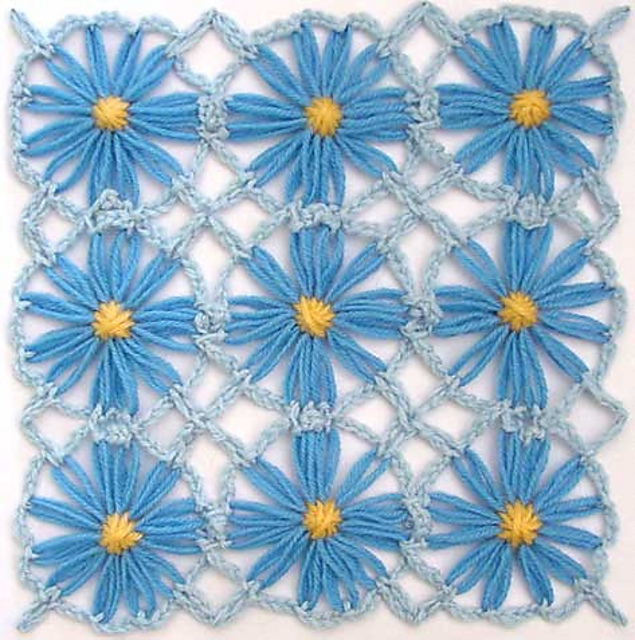 Simple Flower Loom Join with Picots
