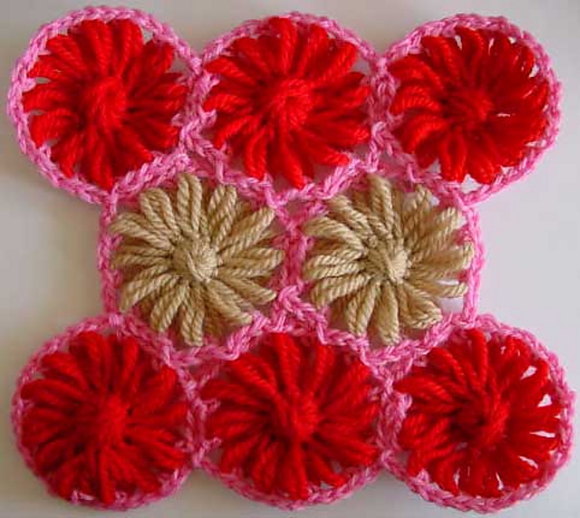 Flower Looms: Simple Crochet Edging & Join #2