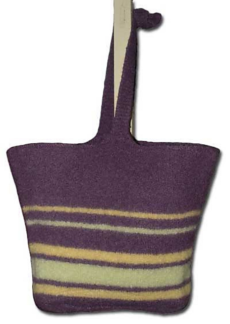 Stoke-On-Trent Knit and Felt Tote