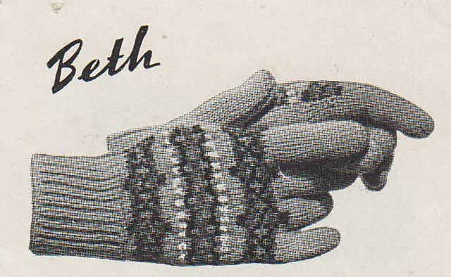 Beth Fair-Isle Gloves Knit on Two Needles