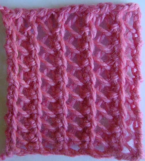Chair Cover 1 - German Open Double Knitting
