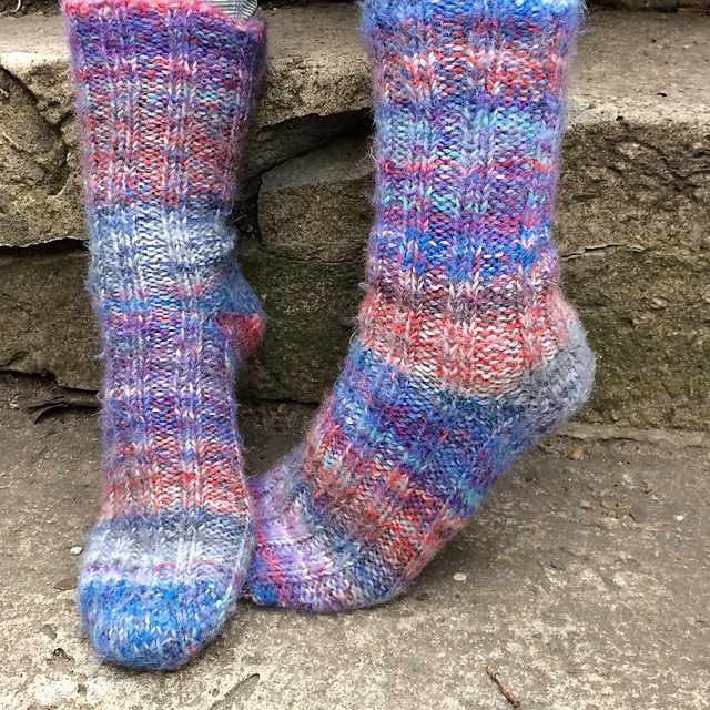 Instant Winter Socks (Toe Up)