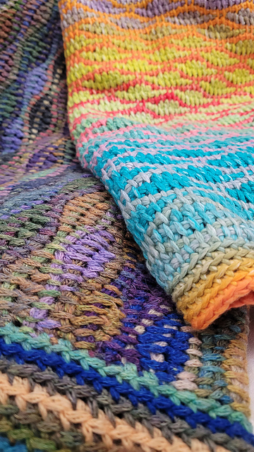 Tunisian Wave Blanket