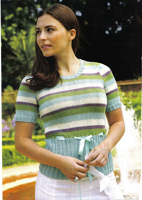 Striped Glace Top