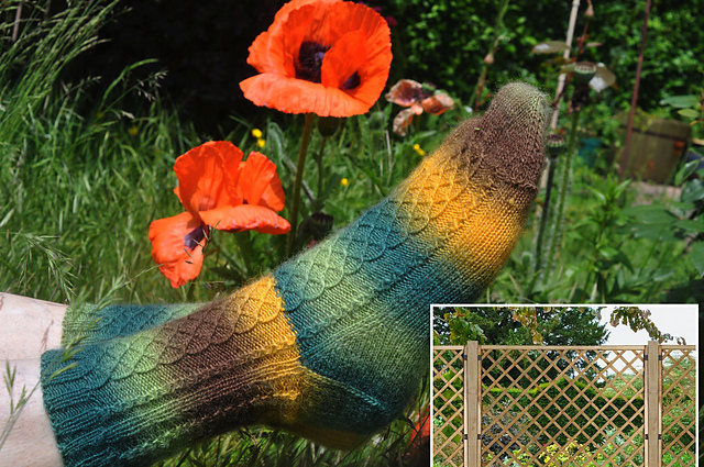 Garden Trellis Socks