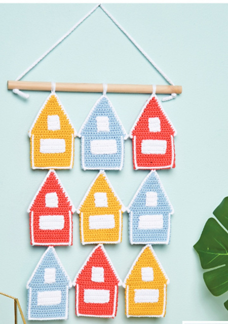 Nordic Houses Wall Hanging