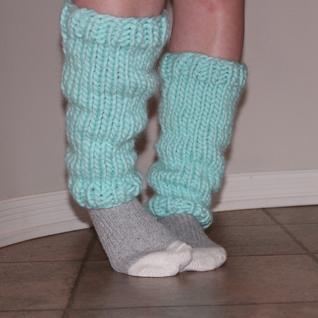Slouchy Chunky Leg Warmers