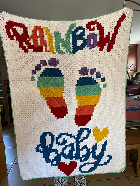 Rainbow Baby Blanket