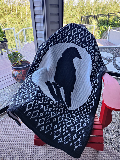 Raven Afghan