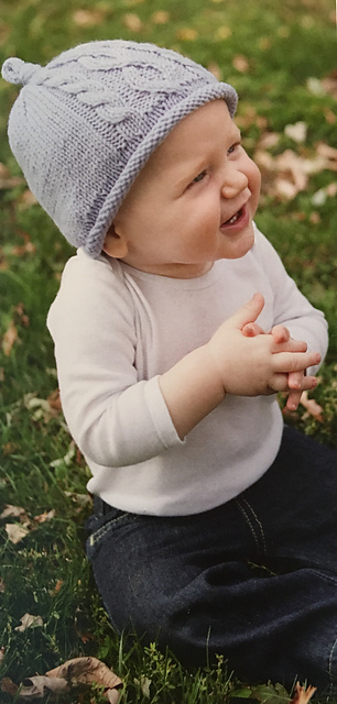 Cabled Baby Hat