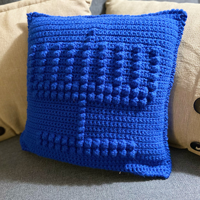 The Bobbled Menorah Pillow