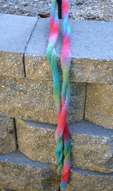 Bias Knit Scarf