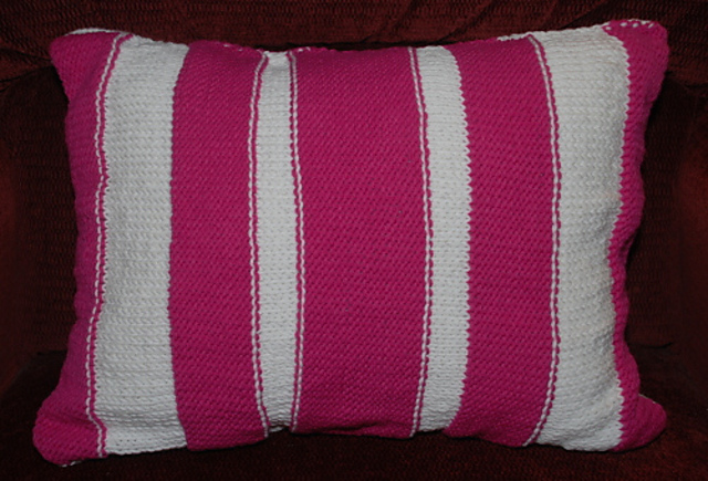 Striped Textured Pillow