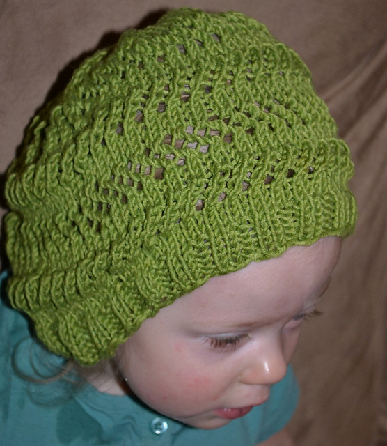 Lacy Baby Slouch Hat
