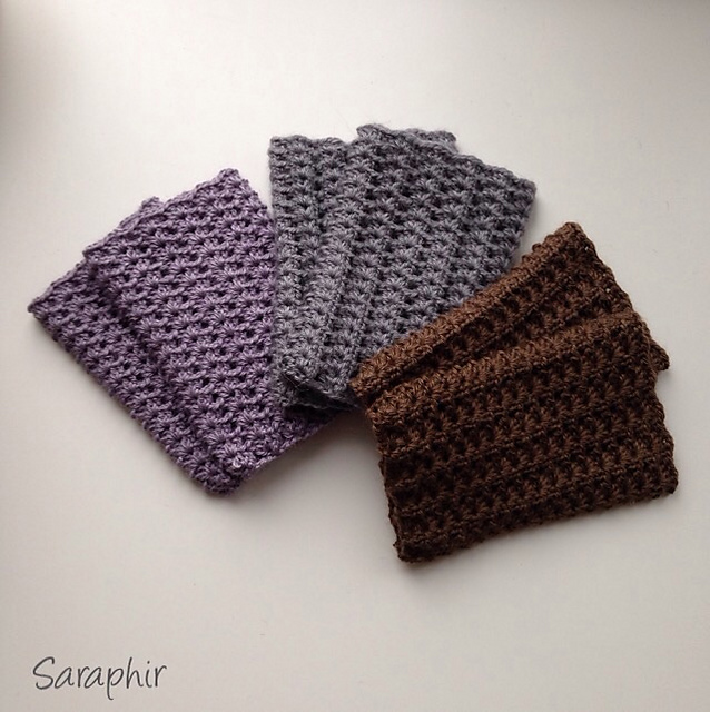 Iris wrist warmers