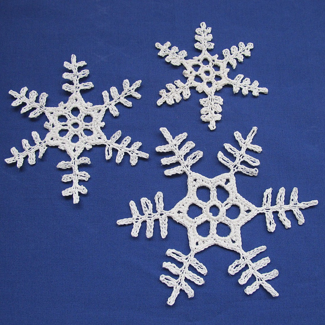 Feathery Snowflakes