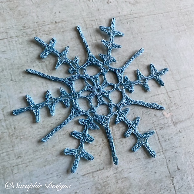 Starburst Sputnik Snowflake