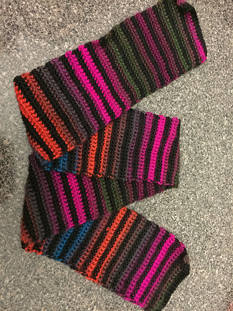 Easy Stained glass scarf