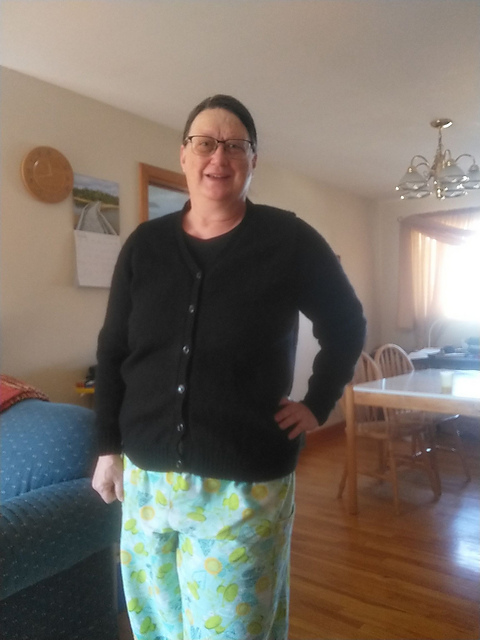 Cardigan V Neck Set In Sleeve