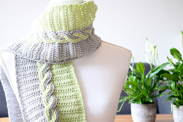 Twisted Cable Scarf