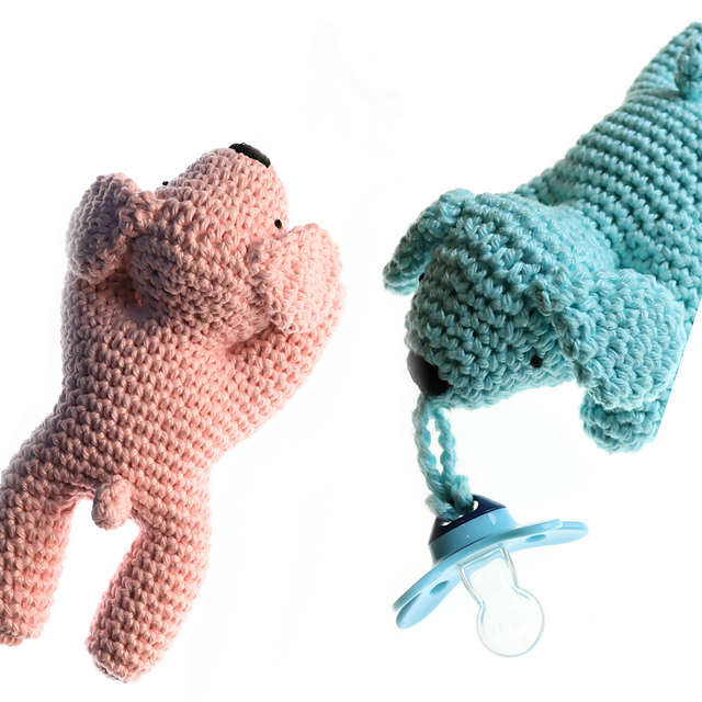 Pacifier Plush Puppy
