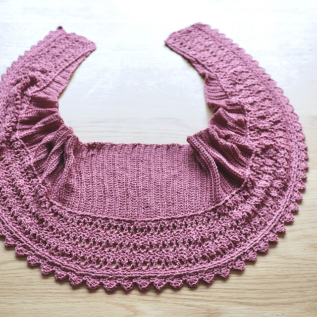 Sideways Romantic Shawl