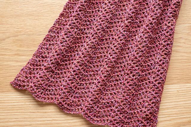 Subtle Chevron Shawl