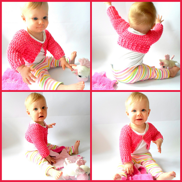 Bobble Bolero, size baby to teen