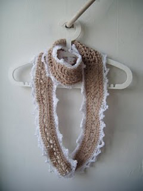 Romantic summer scarf