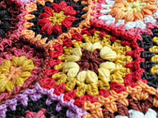 Puff Stitch Hexagon