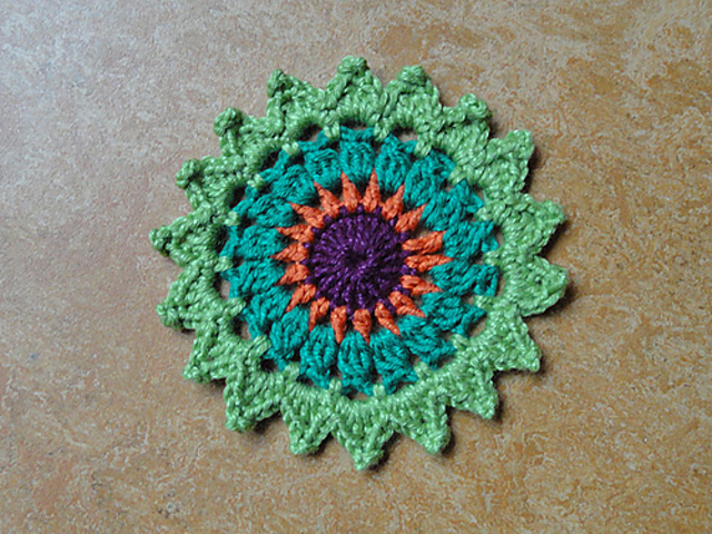 Sunflower coaster