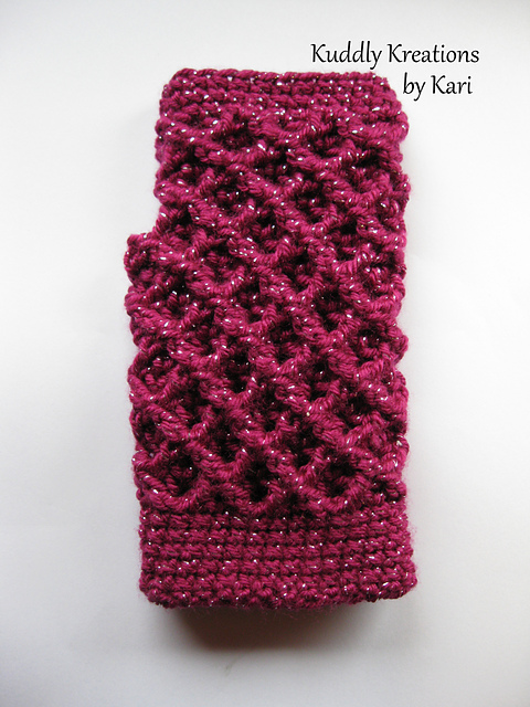 Diamond Fingerless Gloves