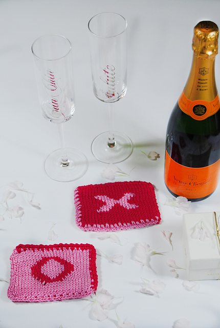 XOXO Valentine's Day Coasters