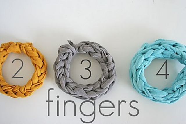 Jersey knit bracelet
